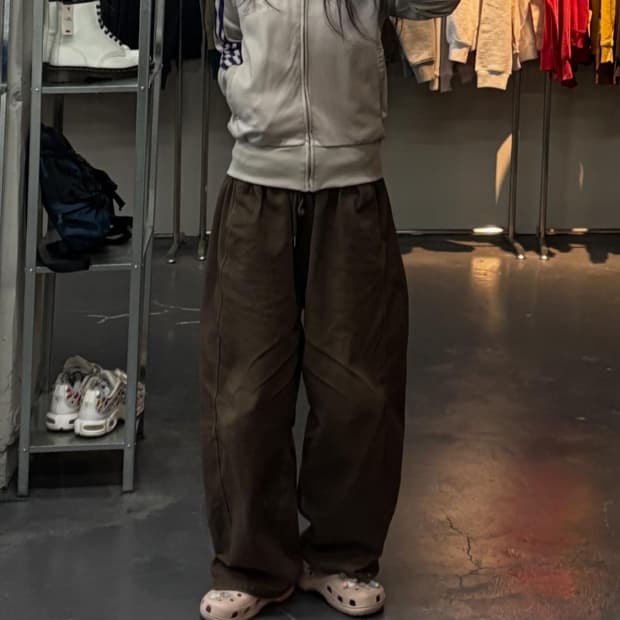 아디다스 그레이 퍼플 배색 져지 A3029