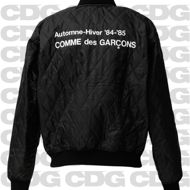 CDG  퀼티드 84-85 스태프 블루종 자켓L