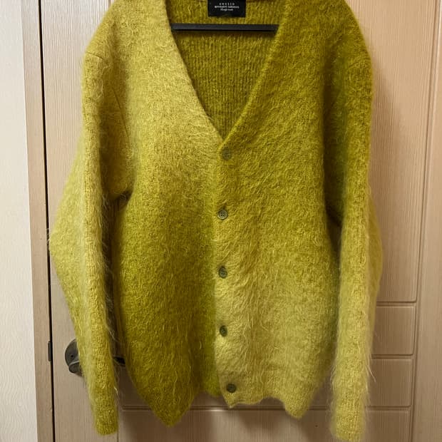 언유즈드 모헤어 7g 가디건