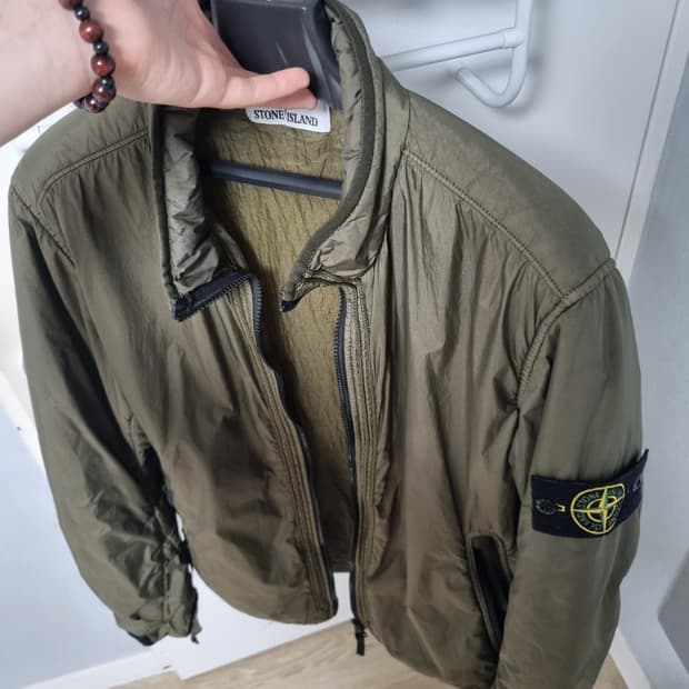 [ 백화점판 ] 스톤아일랜드 크링클랩스 나일론 자켓 M