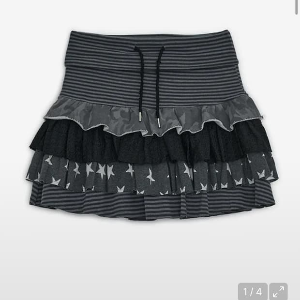 허그유어스킨 캉캉 레이어드 스커트