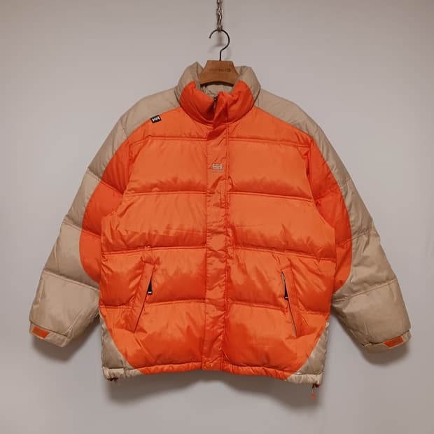 헬리한센 배색구스패딩