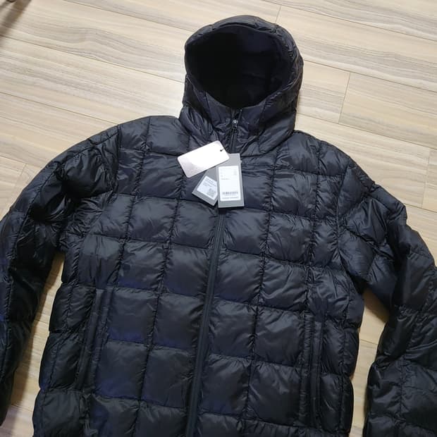 무신사스탠다드스퀘어퀼티드후드패딩점퍼xl