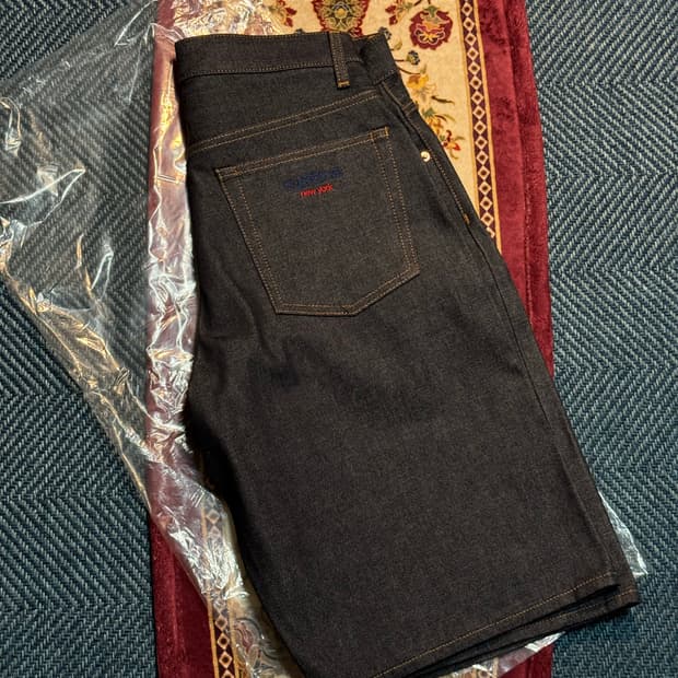 Supreme 슈프림 25ss 반바지 배기핏 셀비지 30