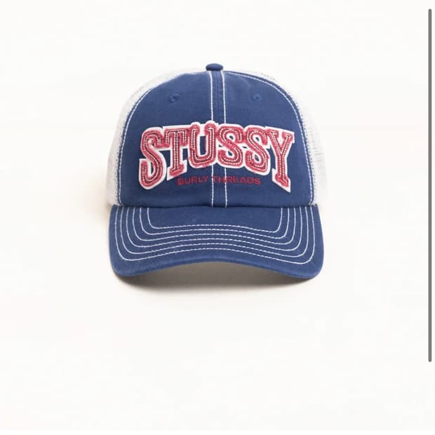 스투시 BURLY THREADS TRUCKER 캡