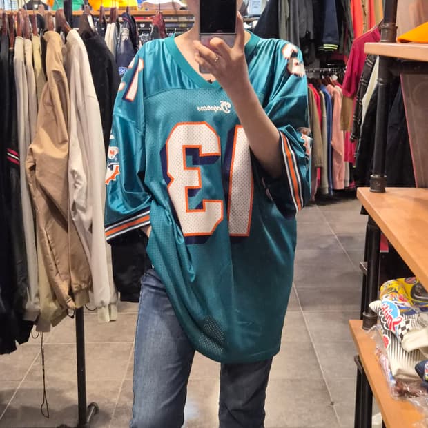 [NO.9] NFL 스타터 마이래미 돌핀스 반팔 져지