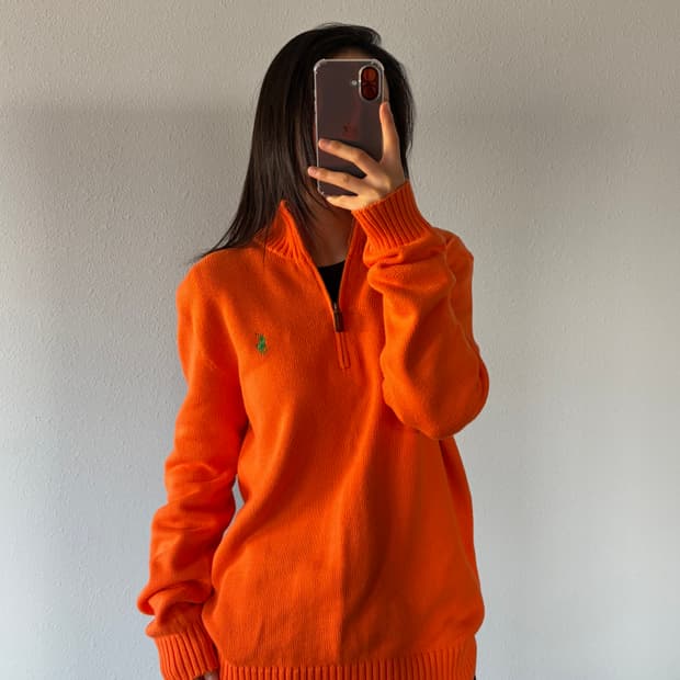 [S]폴로 랄프로렌 하프집업 풀오버 코튼 니트