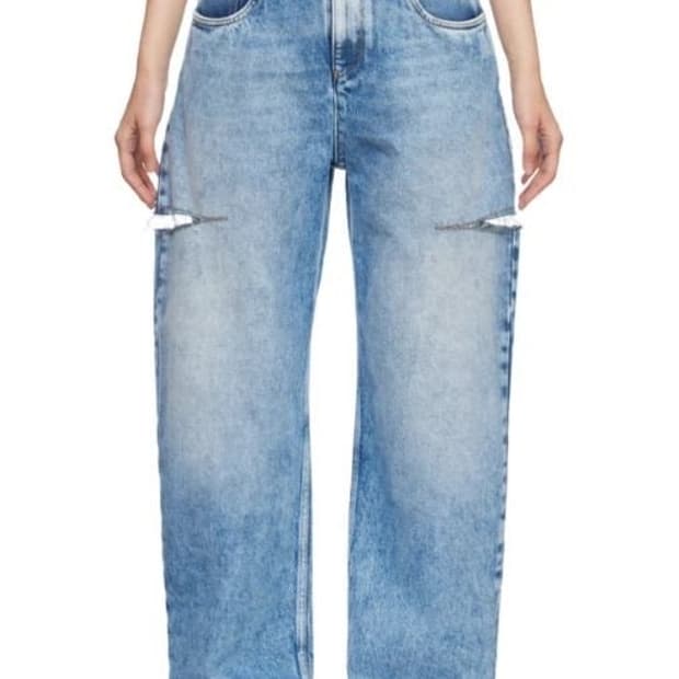 메종마르지엘라 컷아웃 데님 40 