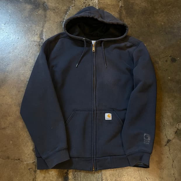 칼하트 써멀 후드 집업 블랙