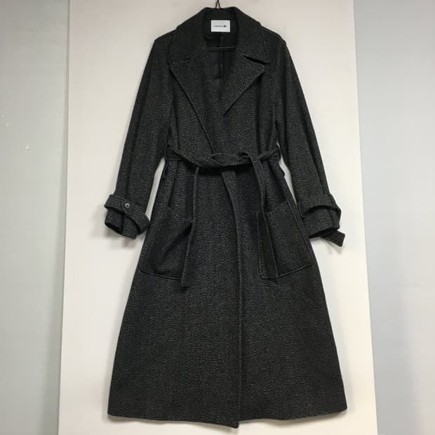 라코스테 여성 테일러드 롱 코트 90