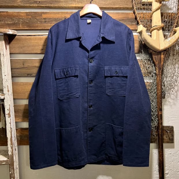 [L]90's 빈티지 4포켓 몰스킨 프렌치 워크 자켓