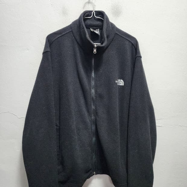 노스페이스 블랙 플리스 집업