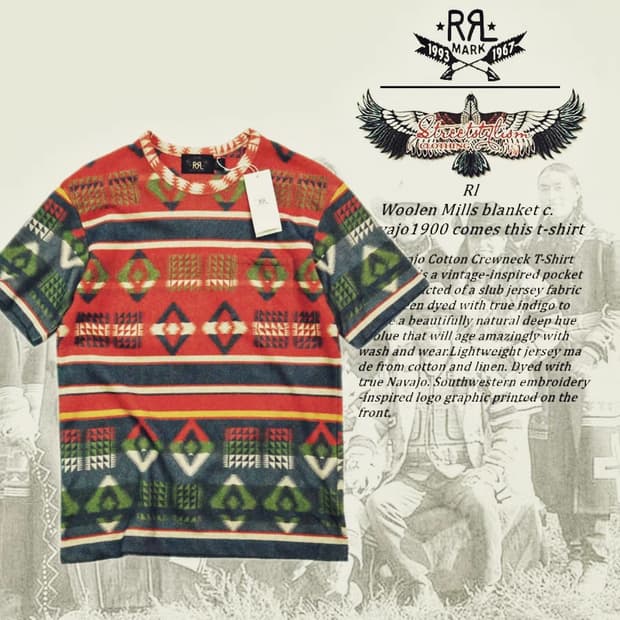 RRL 나바호 반팔 티셔츠 M