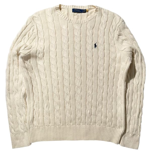 23fw 폴로 랄프로렌 케이블 라운드 니트 (신형QR)