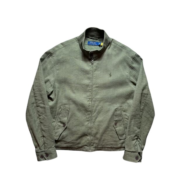 폴로 린넨 헤링본 자켓