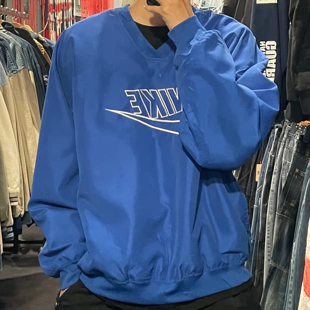 [IM] nike 나이키 블루 빅스우시 웜업