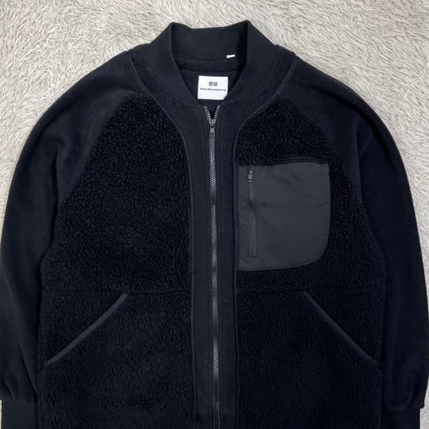 유니클로X화이트마운티니어링 후리스 자켓/#2689