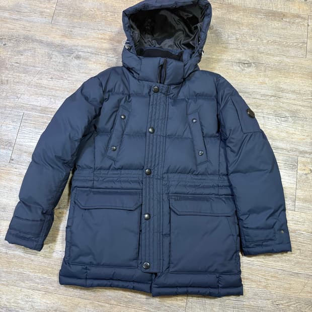 닥스네이비후드점퍼