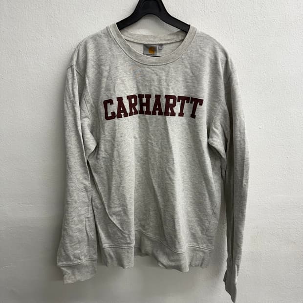 칼하트 로고 맨투맨 그레이 M