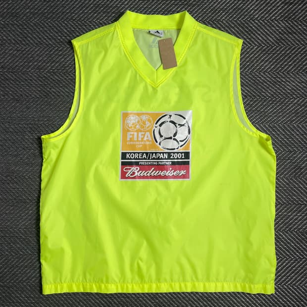 아디다스 2001 FIFA 한일 컨페더레이션 스컵 형광 베스트o 4912
