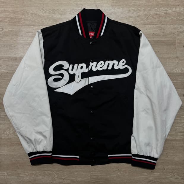 슈프림 90s 올드스쿨 바시티 자켓