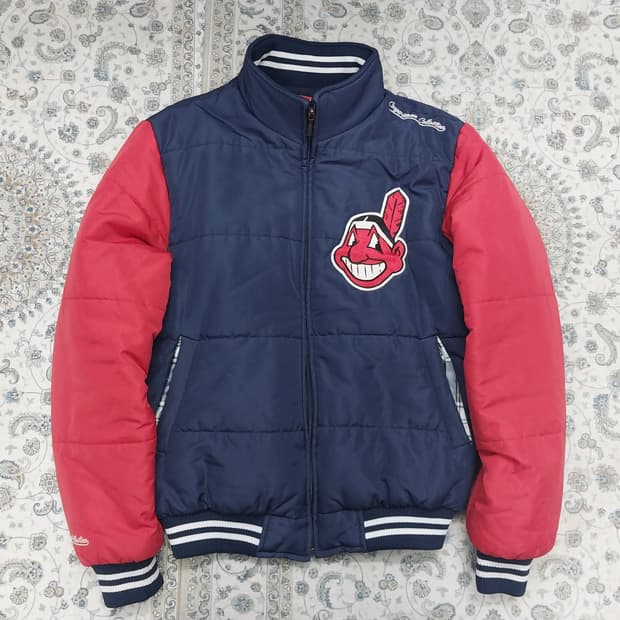 Cooperstown 클리블랜드 인디언스 추장 패딩 M