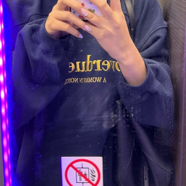 Overdueflair Needle Oversize Sweatshirt