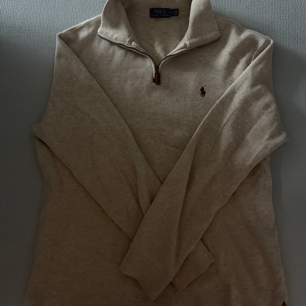 폴로 랄프로렌 하프집업 베이지 M