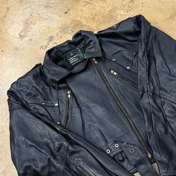[정품] 빈티지 리얼레더 라이더자켓 b8