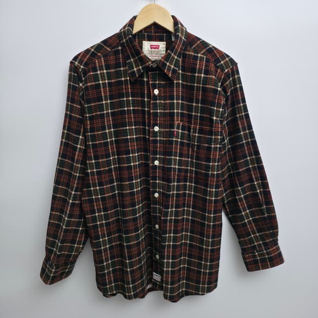 [XL] 리바이스 헤비코튼  체크 셔츠