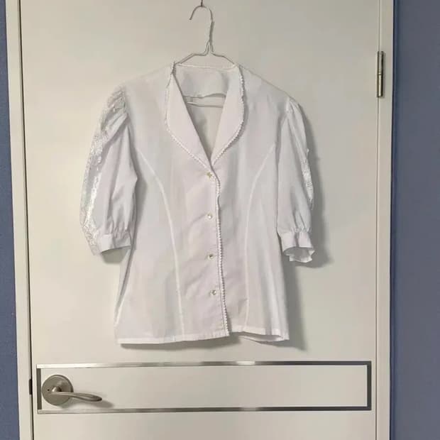 빈티지 유럽 블라우스 