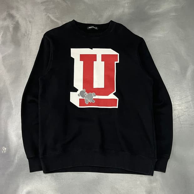 언더커버 u 테디베어 맨투맨 y15778