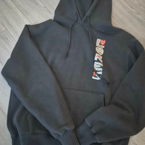 로어즈 국내 미판매 기모 후드티