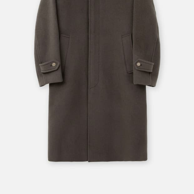 24FW 브라운야드 발마칸 코트(올리브그레이,택채새상품,5사이즈,풀구성품