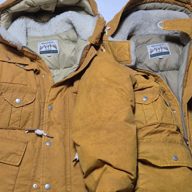 헨리코튼 스펙테이터 23년 왁스 코튼 다운 자켓 48,50