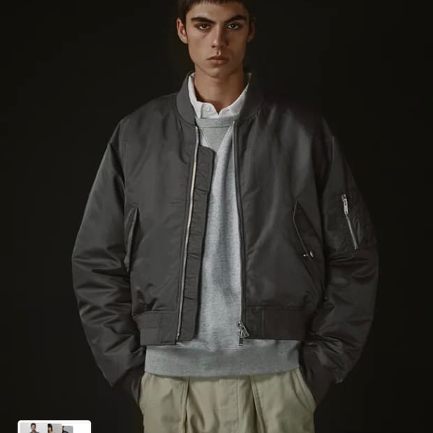 무탠다드 MA-1 재킷