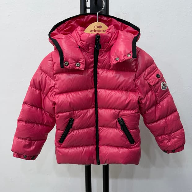 정품) 몽클레어 키즈 핑크 패딩 점퍼 2Y