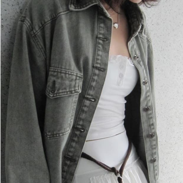 셔츠 자켓 (새상품)