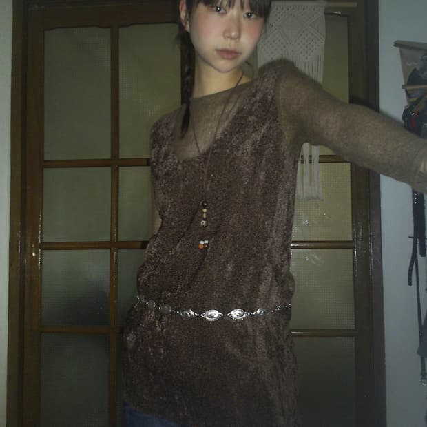 viscose wool knit top[VALENTINO]