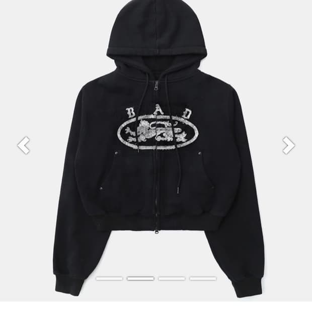 구해요)))배드블러드 라이온패치 후드집업 S 