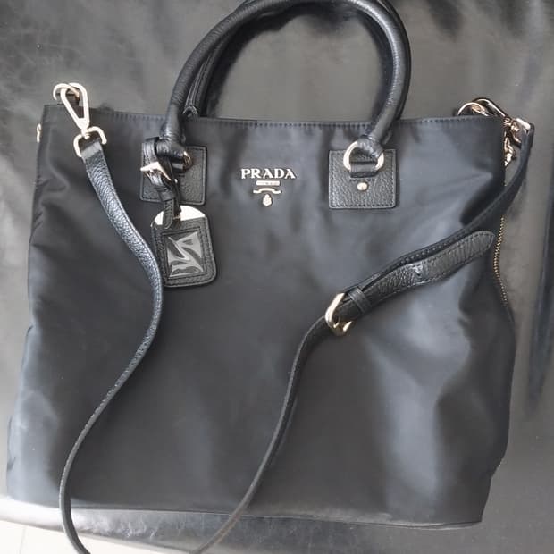 프라다 리나일론 토트/숄더백 