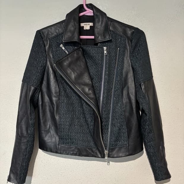  헬무트랭 아카이브 레더 자켓