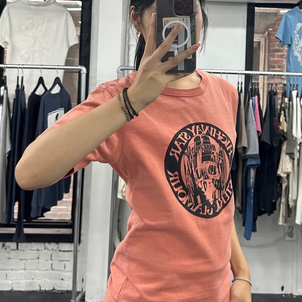 히스테릭 글래머 스컬 티셔츠