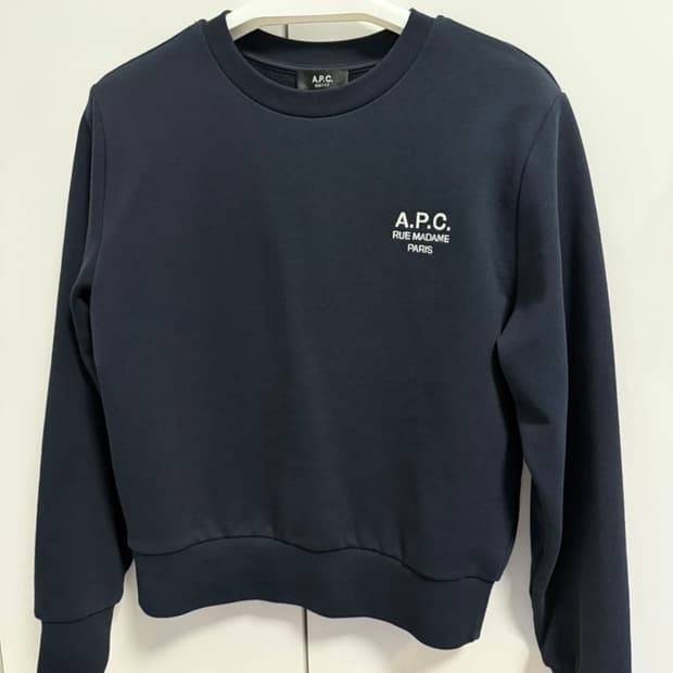 A.P.C. 아페쎄 맨투맨 네이비 S사이즈