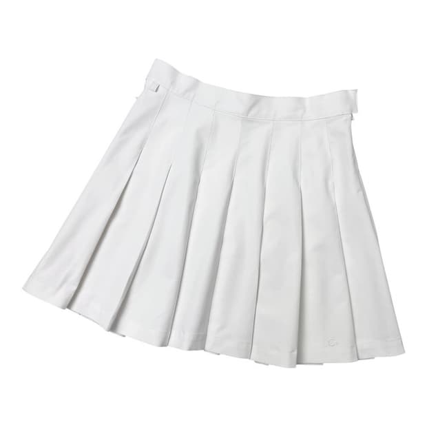 클로브 화이트 골프 테니스 플리츠 스커트 치마 M