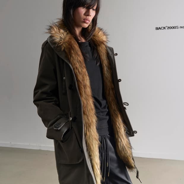 NoEmosen 에코 퍼 파카 코트unisex