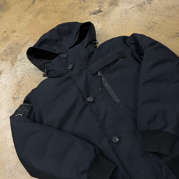 [정품/95] K2 블랙 후드 패딩 자켓 b14