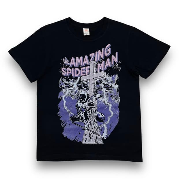 어메이징 다크 스파이더맨 아트 반팔 티셔츠
