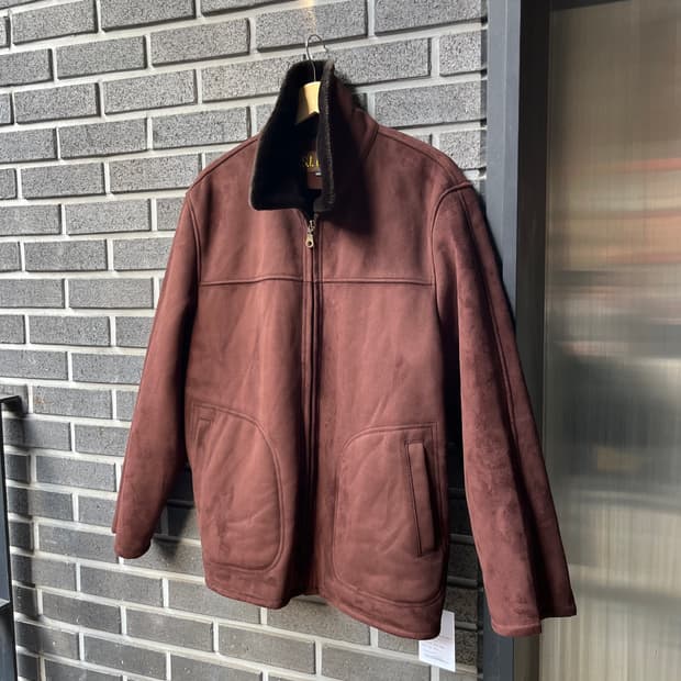 시어링자켓 다크 브라운