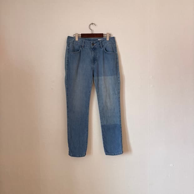 SIWY 씨위 연청 데님 청바지 28 페이딩 변색 배기핏